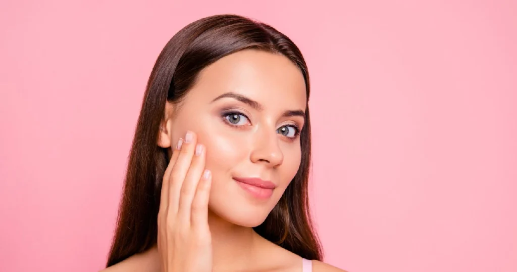 Current image: Woman showing smooth skin after treatment, highlighting results of SOFWAVE™ FOR WRINKLE REDUCTION in Holladay, UT (1)